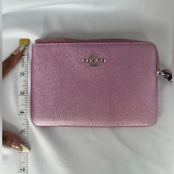 Coach Shimmering Pink Wristlet - Picture 10 of 10